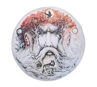 BestAlice Shaman Drum,10 Inch Tree Of Life Decoration Design Hand Drum with Drum Stick, Instrumental Sound Healer Shaman Drum, Gift for Music Lovers