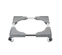 BestAlice Washing Machine Base Mini Fridge Stand, Universal Mobile Base Adjustable Base for Washer and Dryer, Washing Machine Refrigerator Stand (4 Wheels)