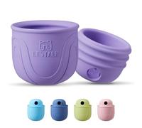 Bestalk Interactive Dog Toy, 2-in-1 Long-Lasting Treat Dispenser Dog Puzzle Feeder Toys, Stuffable Enrichment Freeze Lick Bowl for Boredom, Reduces Anxiety Silicone Fetch Catch Chew Toy