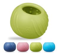 Bestalk Long-Lasting Dog Lick Toy, Wobbly Dog Enrichment Lick Bowl to Keep Dogs Busy, Interactive Stuffable Dog Treat Feeder for Boredom, Silicone Treat Dispensing Chew Toy(Green,M)
