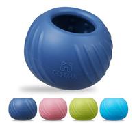 Bestalk Long-Lasting Dog Lick Toy, Wobbly Dog Enrichment Lick Bowl to Keep Dogs Busy, Interactive Stuffable Dog Treat Feeder for Boredom, Silicone Treat Dispensing Chew Toy(Dark Blue,M)