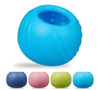 Bestalk Long-Lasting Dog Lick Toy, Wobbly Dog Enrichment Lick Bowl to Keep Dogs Busy, Interactive Stuffable Dog Treat Feeder for Boredom, Silicone Treat Dispensing Chew Toy(Light Blue,L)