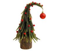 Bestaloria Mini Christmas Tree, Funny Artificial Christmas Tree with Ball Ornaments Table Top Christmas Tree Home Decor (30CM)