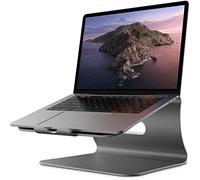 Bestand Laptop Stand, Aluminum Notebook Stand with Heat-Vent For MacBook Air/Pro, Dell,HP,Lenovo,Microsoft Surface, Samsung 11-16 inches Notebook, Grey(Patented)