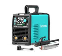 bestarc 200A Stick Welder, ARC200 9GEN 110V/220V Dual Voltage ARC/Lift TIG Welding Machine, Digital Display Synergic Control Portable MMA Welder Machine with Hot Start, Arc Force and VRD