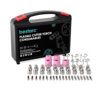 bestarc AG60P Plasma Cutter Torch Consumables, 50Pcs Cutting Torch Tip Nozzles Kit with Box, for AG60 WSD60 AG60P and BTC500DP