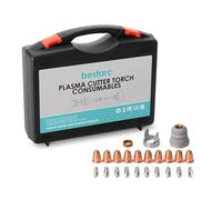 bestarc blow back Plasma Cutter torch Consumables, 23Pcs Cutting Torch Tip Nozzles Kit with Box For BTC500XP, BTC650XP, BTC800XP, CUT55XP, CUT60XP, CUT-65DS PRO CUT-60DS PRO, CUT-55DS PRO