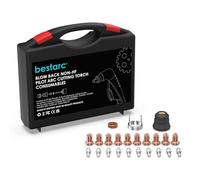 Bestarc Blow Back Plasma Cutter Torch Consumables, 23Pcs Cutting Torch Tip Nozzles Kit with Suitcase For BTC500XP, BTC650XP, CUT55XP, CUT60XP, CUT-65DS PRO CUT-60DS PRO, CUT-55DS PRO
