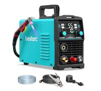 bestarc 55Amps Plasma Cutter, Non Touch Pilot Arc, Large Digital Display Screen, CUT55P 110/220V Dual Voltage, IGBT Inverter Plasma Cutting Machine (CUT55P 110/220V)