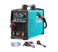 bestarc Plasma Cutter, [Pilot Arc] [Large LED Display] [Air Sensor Technology] 50Amps Cutter Machine 110/220V Dual Voltage IGBT Inverter 5/8 Inch Clean Cut, Post Flow 2T/4T for Home DIY, BTC500DP 9GEN