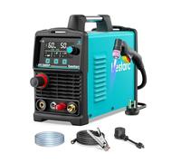bestarc Plasma Cutter, [Pilot Arc] [Large LED Display] [Air Sensor Technology] 50Amps Cutter Machine 110/220V Dual Voltage IGBT Inverter 5/8 Inch Clean Cut, Post Flow 2T/4T for Home DIY, BTC500DP 9GEN