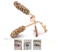 Bestbling Bling Rhinestone Eyelash Curler - Designed for Stunning, Curled Lashes (Gold)