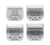 BESTBOMG Dog Grooming Replacement Blade Compatible with Andis/Wahl/Oster Dog Clippers (10+7FC+5FC+4FC)