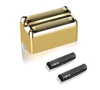 BESTBOMG Electric Shaver Head, Shaver Replacement Foil & Cutter Bar Assembly Compatible with Babyliss Pro Foil Shaver, Compatible with BaByliss FXFS2G / FXFS2 Shaver, Gold