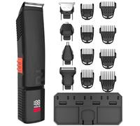 BESTBOMG Hair Clippers Men Haircut Machine, 14 in 1 Beard & Body Groomer, Cordless Rechargeable Nose & Ear Trimmer, Precision & Full Size Hair Cutting Trimmer, Micro Shaver
