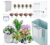 Bestcool Automatic Watering System, 1800mAh USB Plant Watering Device with 10 Pots Multiple Combinations of Automatic Watering Programs for Patio,Garden,Parasol,Lawn,Greenhouse,Watering Irrigation