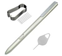 Bestdealing Stylus Touch S Pen Replacement for Samsung Galaxy Tab S3 9.7inch T820 T825 T827 SM-T820 SM-T825 SM-T825Y with Tips Nibs Tweezer Micro USB to Type C Adapter and Needle Repair Part (Silver)