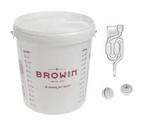Beste Angebote Fermentation Container 15L + Lid + Fermentation Tube + Tap - Fermentation Bucket - Wine Fermentation Barrel