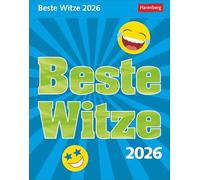 Beste Witze Tagesabreißkalender 2026: Lustiger Abreißkalender mit Kinder-Witzen für jeden Tag. Humorvoll illustrierter Tageskalender 2026 für Kinder. 11 x 14 cm. Hochformat