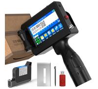 BESTECCT Portable Handheld Inkjet Printer Gun-0.5 Inch Nozzle for Logo/Batch Number/QR Code on Any Surface (Metal,Wood,Glass,Cloth,Carton) with Quick-Drying Ink & Multi-Language Support