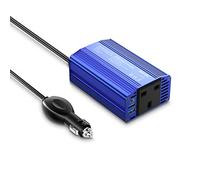 BESTEK 300W Power Inverters 12V to 240V 230V Transformer Car Charger Lighter Adapter with 3 Pin Plug and Dual USB Ports (Blue)