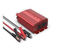 BESTEK 300Watt Pure Sine Wave Power Inverter DC 12V to AC 110V Car Plug Inverter Adapter Power Converter with 4.2A Dual USB Charging Ports and 2 AC Outlets Car Charger, ETL Listed