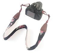 Bestele Camera Shoulder Neck Belt Strap, Soft Vintage Print Camera Straps for DSLR/SLR/Nikon/Canon/Sony/Lumix/Fujifilm/Rico/Samsung/Pentax/Olympus etc. (Black Print)