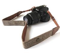 Bestele Camera Shoulder Neck Belt Strap, Soft Vintage Print Camera Straps for DSLR/SLR/Nikon/Canon/Sony/Lumix/Fujifilm/Rico/Samsung/Pentax/Olympus etc. (Herringbone Pattern Brown)