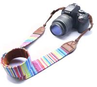 Bestele Camera Shoulder Neck Belt Strap, Soft Vintage Print Camera Straps for DSLR/SLR/Nikon/Canon/Sony/Lumix/Fujifilm/Rico/Samsung/Pentax/Olympus etc. (Soft Colorful)