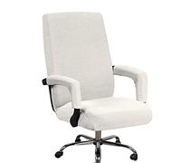 Bestenrose Office Chair Cover Stretch Computer Office High Back Chair Cover with Arm Covers Jacquqard Polyester Washable Slipcovers for Universal Rotating Chair Protectors