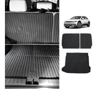 BestEvMod for Ioniq5 Cargo Liner All Weather Trunk & Second Row Seats Back Cover XPE Material Cargo Mat Compatible with 2022-2024 Hyundai Ioniq 5 Accessories (Trunk Mat+Seats Back Cover) NOT Fit 2025