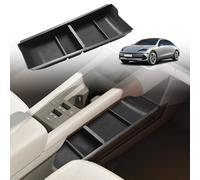 BestEvMod for Ioniq6 Lower Center Console Organizer Tray Storage Box Armrest Accessories ABS Material Compatible with Hyundai Ioniq 6 Accessories 2023 2024