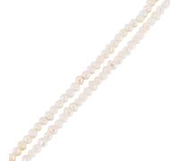 Bestewelry 1 Strand Pearls Beads Natural Cultured Freshwater Pearl Beads Potato Shape White Pearls for Mother’s Day Bracelet Necklace Earring Ring Jewelry Making