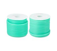 Bestewelry 15 m Hollow Pipe PVC Tubular Synthetic Rubber Cord 2mm 3mm Round Tubing Rubber Cord for Knitting Bracelet Jewelry Making DIY Crafts