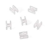 Bestewelry 6 Pcs 925 Sterling Silver Hollow Initial Beads Letter H Electroplated Alphabet Beads Capital Letter H Silver Bead for Jewelry Making DIY Bracelet Necklace Crafts