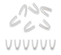 Bestewelry 6 Pcs 925 Sterling Silver Hollow Initial Beads Letter V Electroplated Alphabet Beads Capital Letter V Silver Bead for Jewelry Making DIY Bracelet Necklace Crafts