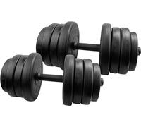 Bestfor 30Kg Adjustable Dumbbells Free Weight Lifting, Hand Hold, Training Set For Fitness, Body Building, Muscles, Strength, Growth, Power, Gym, Home Exercise With Chart