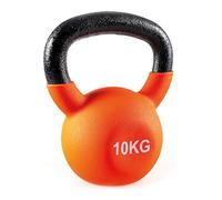 Bestfor Cast Iron Neoprene Coated Kettlebells, Ideal for Home Gym Exercise Training Weights for Fitness and Strength, Easy Grip Kettlebell Anti Roll Design 10 kg Weight.