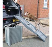 Bestfor Dog Pet Ramp - Premium, Non-Slip, Lightweight Ramp for Safe and Easy Pet Travel | Durable and Portable Design for Dogs for Cars, SUVs, and Beds