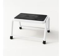 Bestfor Single Step Stool, Extra Wide Non-Slip Step, 150kg Limit, Durable Steel, Easy Carry, Stable Safe Step for Caravans, Mobile Homes, RVs, Camping, Bath, Hot Tubs