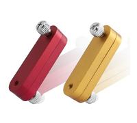 Bestgel 4 Pieces Ruler Positioning Block, Adjustable Woodworking Ruler Stop Fence Line Locator Scriber Line Marking Gauge Measuring Tool