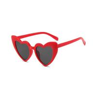 Bestgift Heart women's sunglasses skinny sunglasses picture color 5 one size