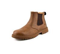 Bestgift Men's Safety Shoes Steel Toe Work Boots Waterproof Construction Industrial Shoes Khaki 47