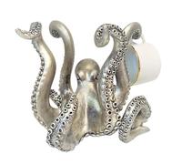 BestGiftEver Vintage Style Octopus Coffee Mug Tea Cup Holder in Silver Tone Kitchen Dining Coffee Bar Statue Accessory