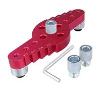 Bestgle 2-in-1 Dowel Jig Kit with Center Punch Locator, 6/8/10mm Drill Guide & Pocket Hole Center Scriber, Self-Centering Woodworking Positioner Tools for Accurate Drilling & Marking