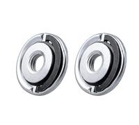 Bestgle 2pcs M14 Thread Self-Locking Flange Nut, Alloy Steel Quick Clamping Plate for Angle Grinder Accessories, Tool-Free Disc Change for Ø115mm-150mm Grinders