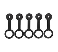 Bestgle 5Pcs RV Shower Door Travel Latch Strap, Flexible Rubber Secure Safe Door Lock Strap for Most Camper Trailer Motorhome Third Wheel, Replace RV Camping Accessories F100158276/ 0273349