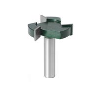 Bestgle CNC Spoilboard Surfacing Router Bit, 1/2 Inch Shank Industrial Grade 3 Flute Slab Flattening Bit, 2" Cutting Diameter Carbide Milling Cutter Planer Tool for Woodworking