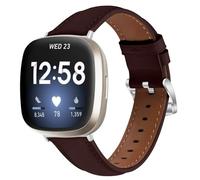 Bestgo Bracelet Compatible with Fitbit Versa Sense 2, Sport Leather Bracelet Strap Compatible with Fitbit Versa 4/Versa 3/Sense 2/Sense