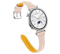 Bestgo Leather Strap Compatible with Watch GT4 41mm, 18mm Sport Leather Strap Compatible with Huawei Watch GT 6/5/4(41mm)